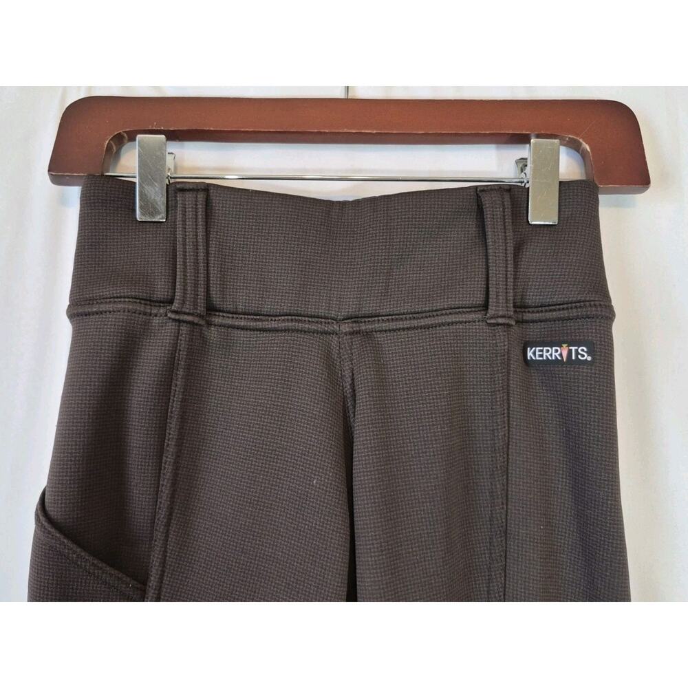 Kerrits Flow Rise Performance Brown Riding Leggings XS - Picture 4 of 11
